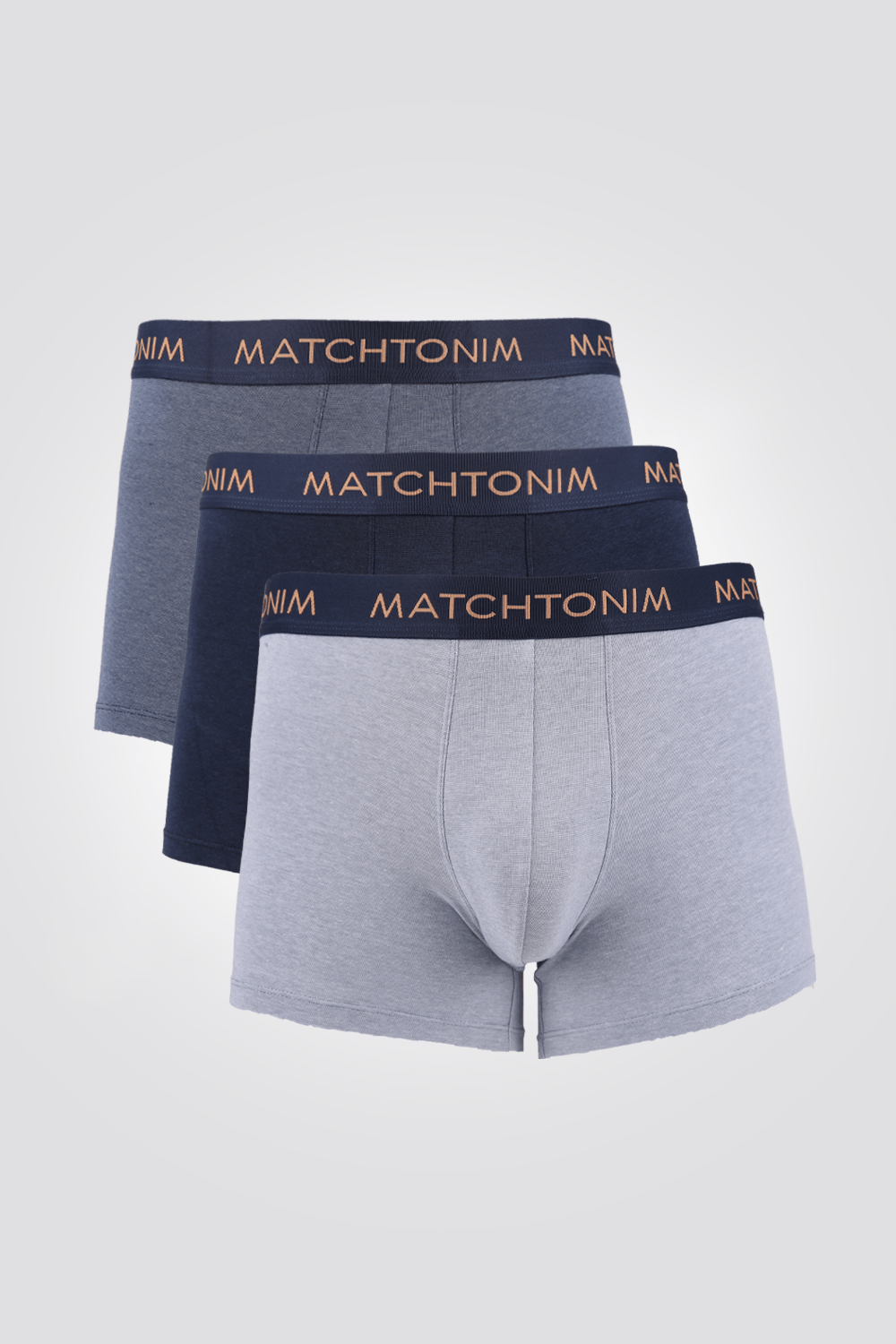 DELTA - מארז 3 תחתוני בוקסר צמודים לגבר - MASHBIR//365