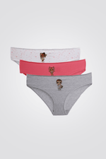 DELTA - מארז 3 תחתוני סליפ לילדות LOL PACK - MASHBIR//365