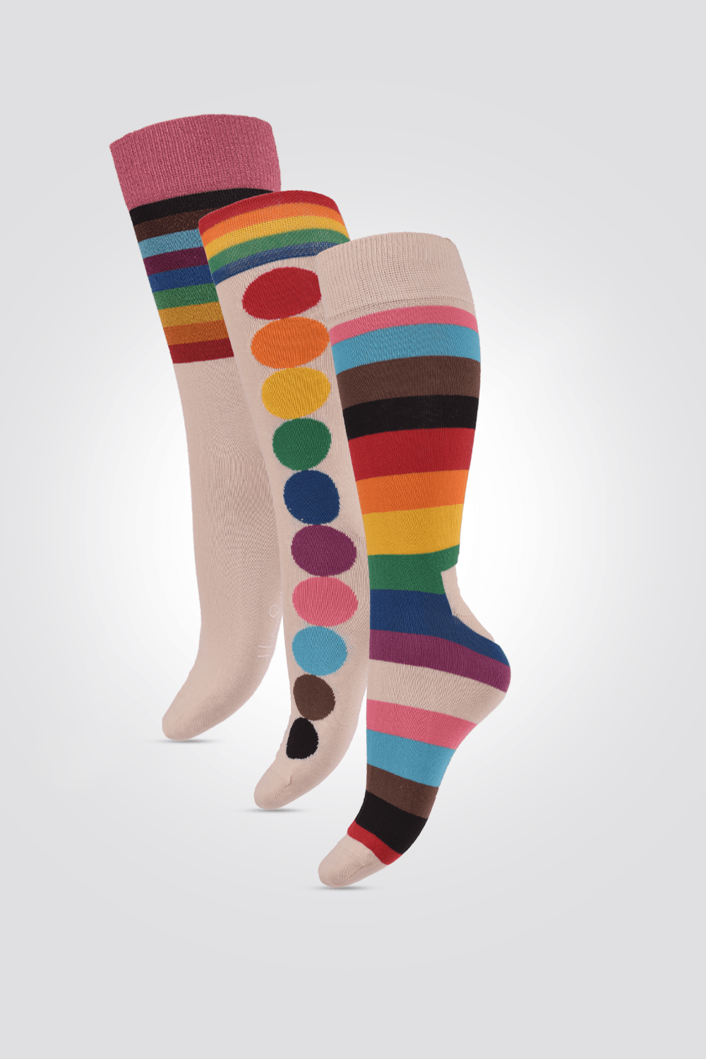 HAPPY SOCKS - מארז 3 זוגות גרביים PRIDE - MASHBIR//365