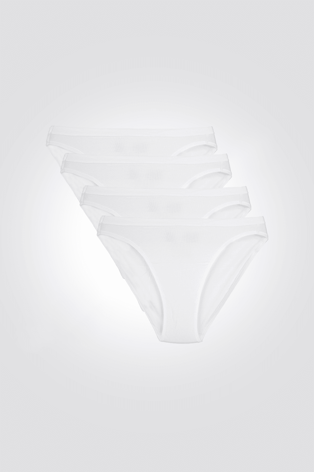 DELTA - מארז 4 תחתוני היי לג BASIC PACK בצבע לבן - MASHBIR//365