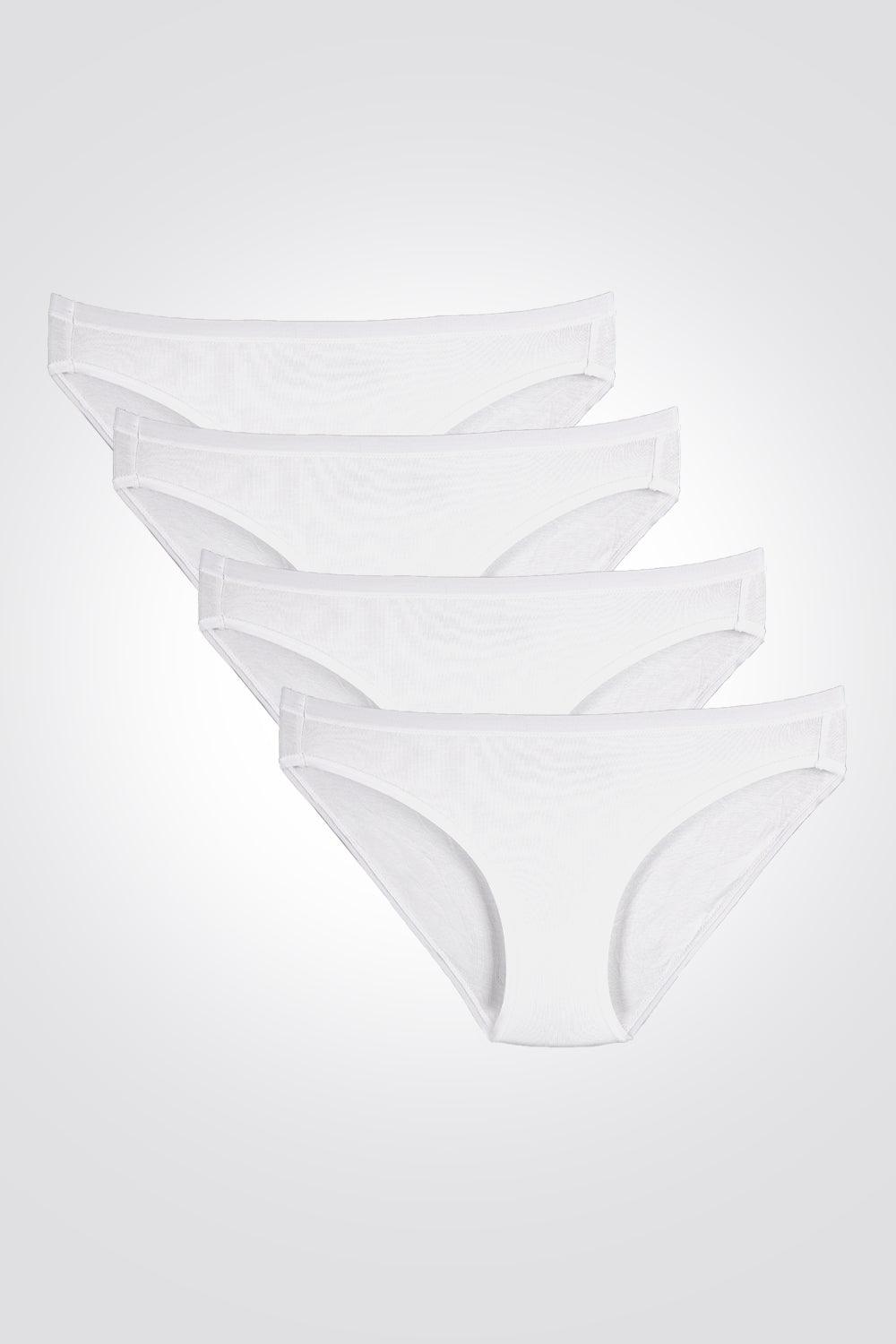 DELTA - מארז 4 תחתוני מיני BASIC PACK בצבע לבן - MASHBIR//365