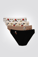 DELTA - מארז 4 תחתוני מיני MICKEY AND DONALD - MASHBIR//365