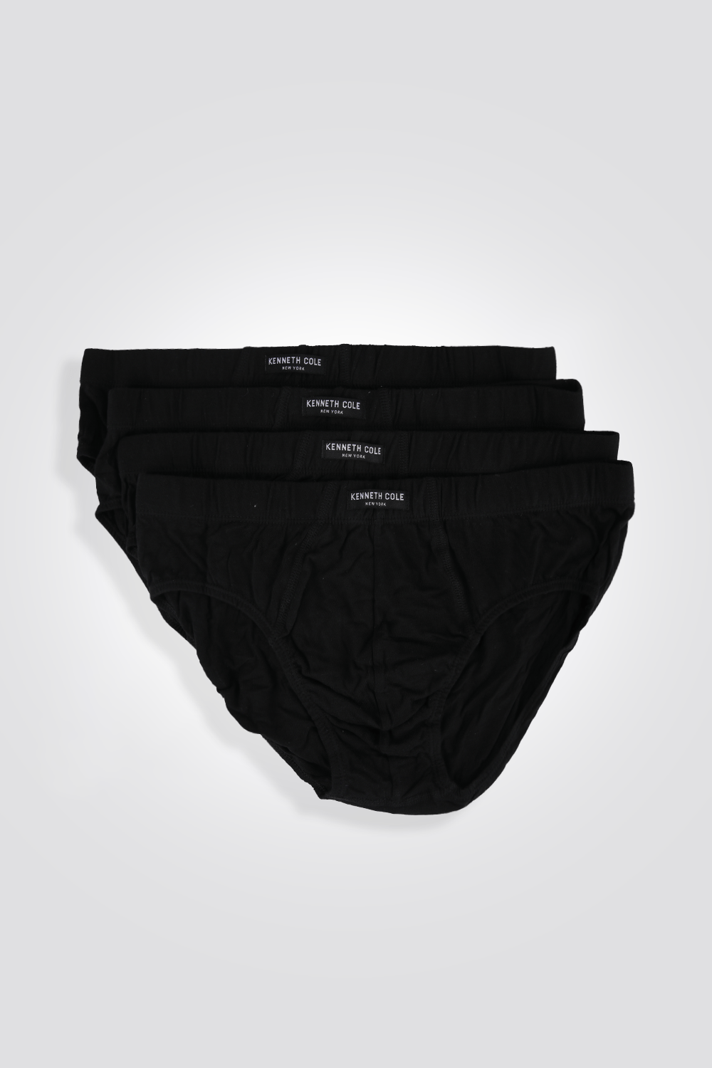KENNETH COLE - מארז 4 תחתוני סליפ כותנה לגבר בצבע שחור - MASHBIR//365