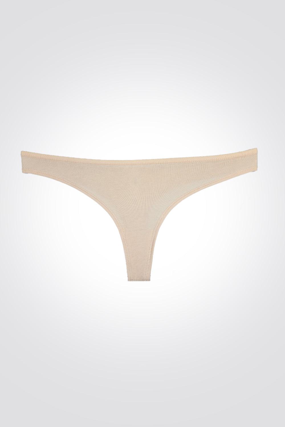 DELTA - מארז 4 תחתוני חוטיני BASIC PACK בצבע גוף - MASHBIR//365