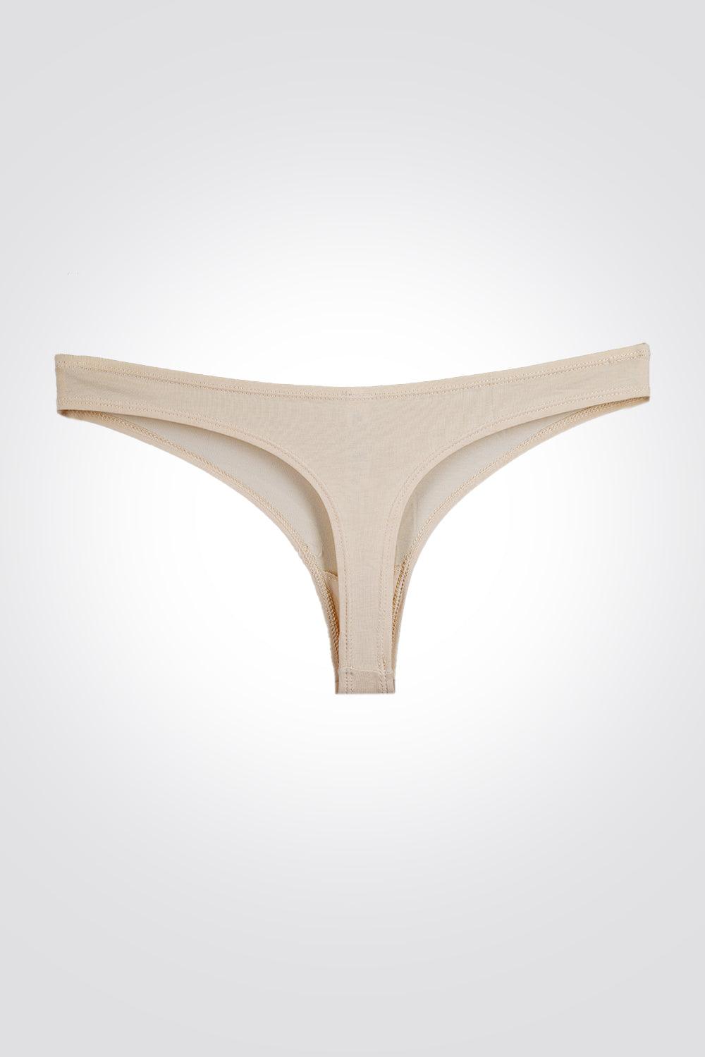 DELTA - מארז 4 תחתוני חוטיני BASIC PACK בצבע גוף - MASHBIR//365