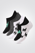 DELTA - מארז 5 גרבי סניקרס לילדים BATMAN - MASHBIR//365