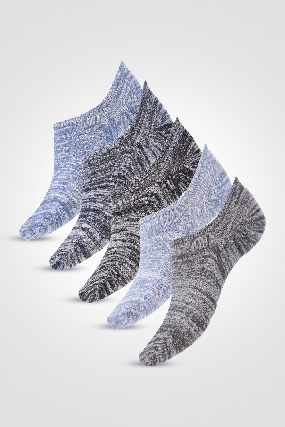 DELTA - מארז 5 גרבי סניקרס לילדות SPICE DYE - MASHBIR//365