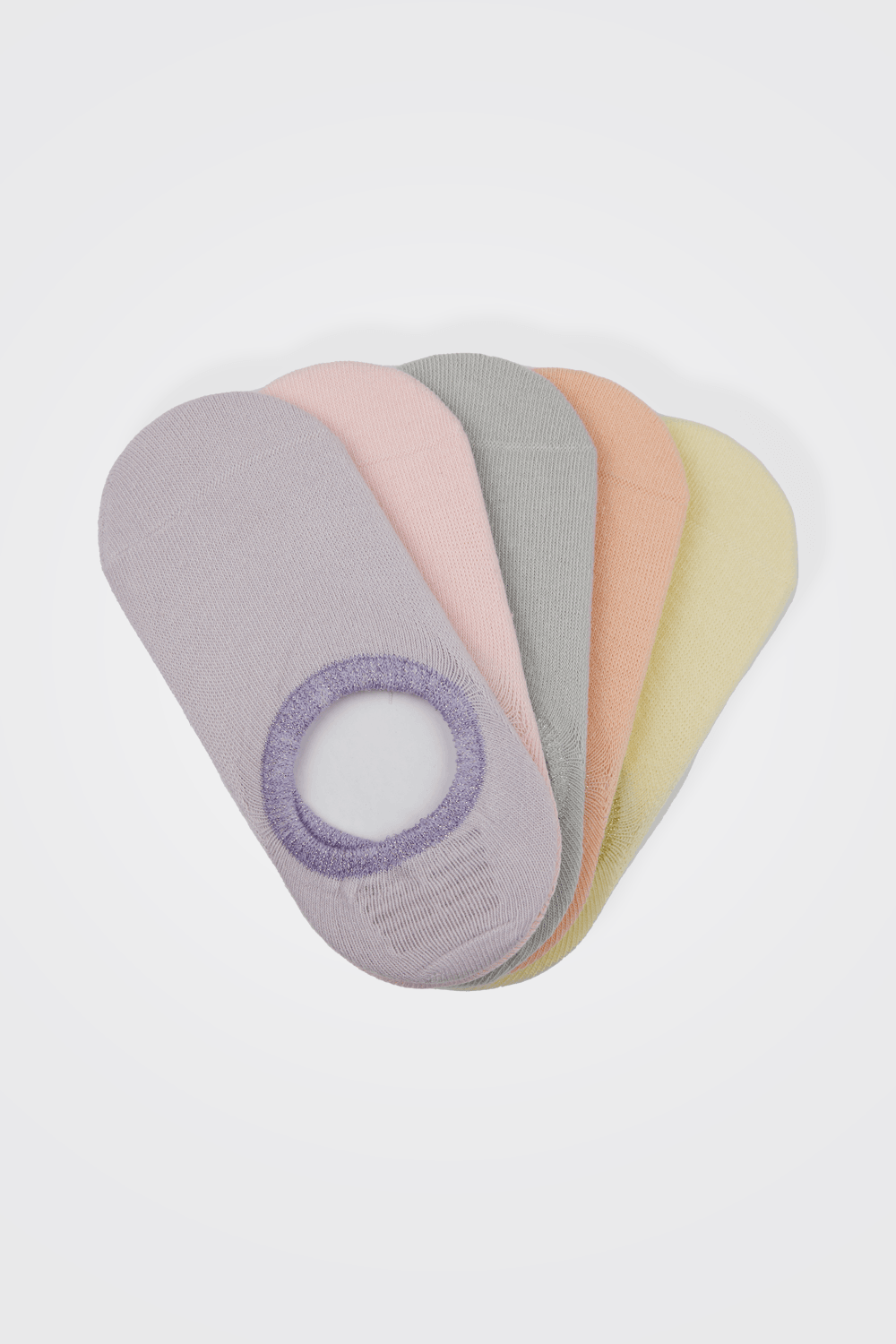 DELTA - מארז 5 גרבי סניקרס לורקס פסטל לילדות - MASHBIR//365