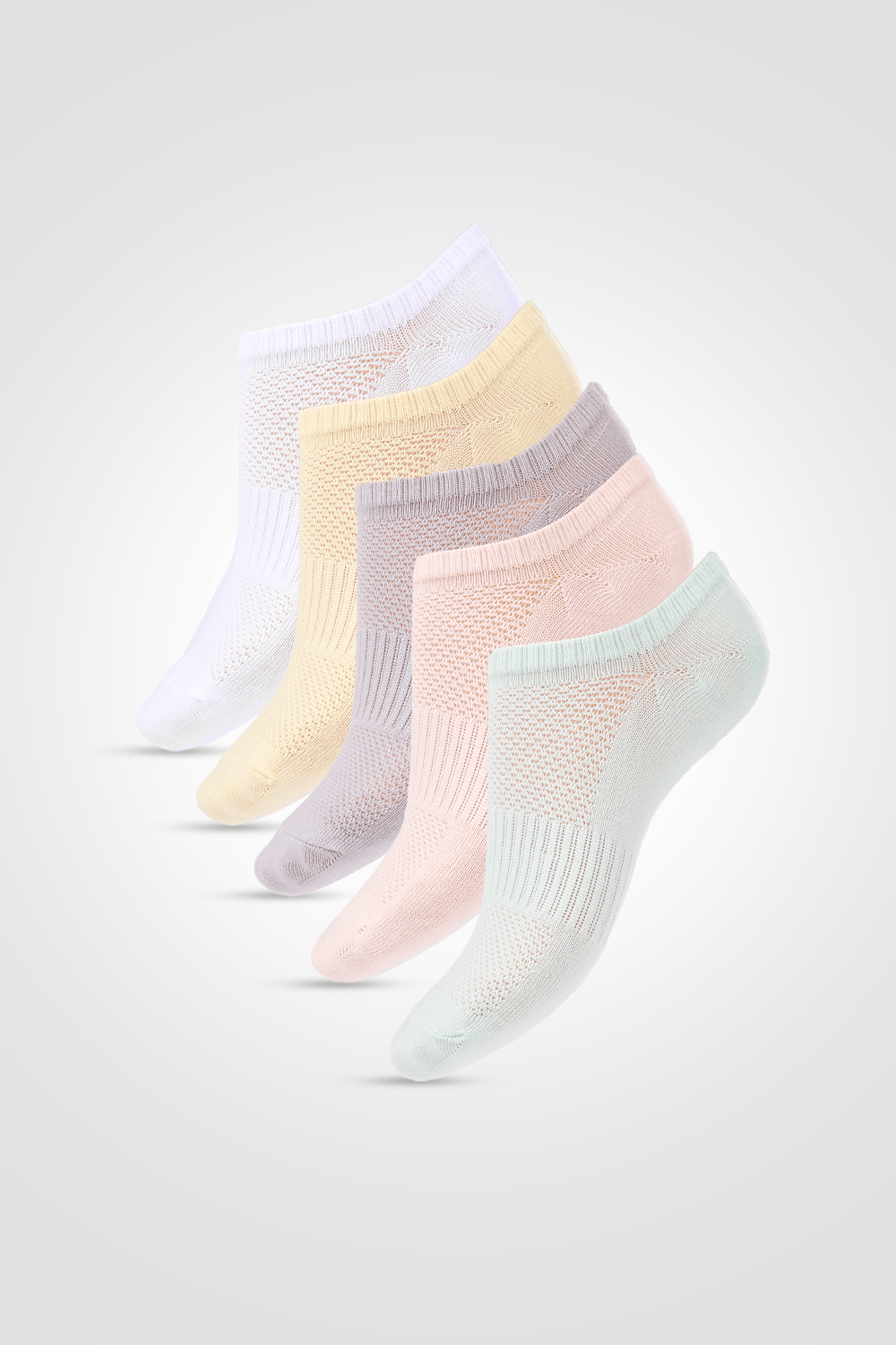 DELTA - מארז 5 עקביות ספורטיבי צבעי פסטל לילדות - MASHBIR//365