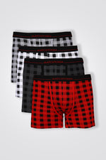 DELTA - מארז 5 תחתוני בוקסר לילדים בדוגמת משבצות - MASHBIR//365