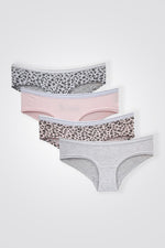 DELTA - מארז 5 תחתוני היפסטר לבנות LEOPARD PACK - MASHBIR//365