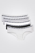 DELTA - מארז 5 תחתוני היפסטר לבנות MONOCHROME PACK - MASHBIR//365