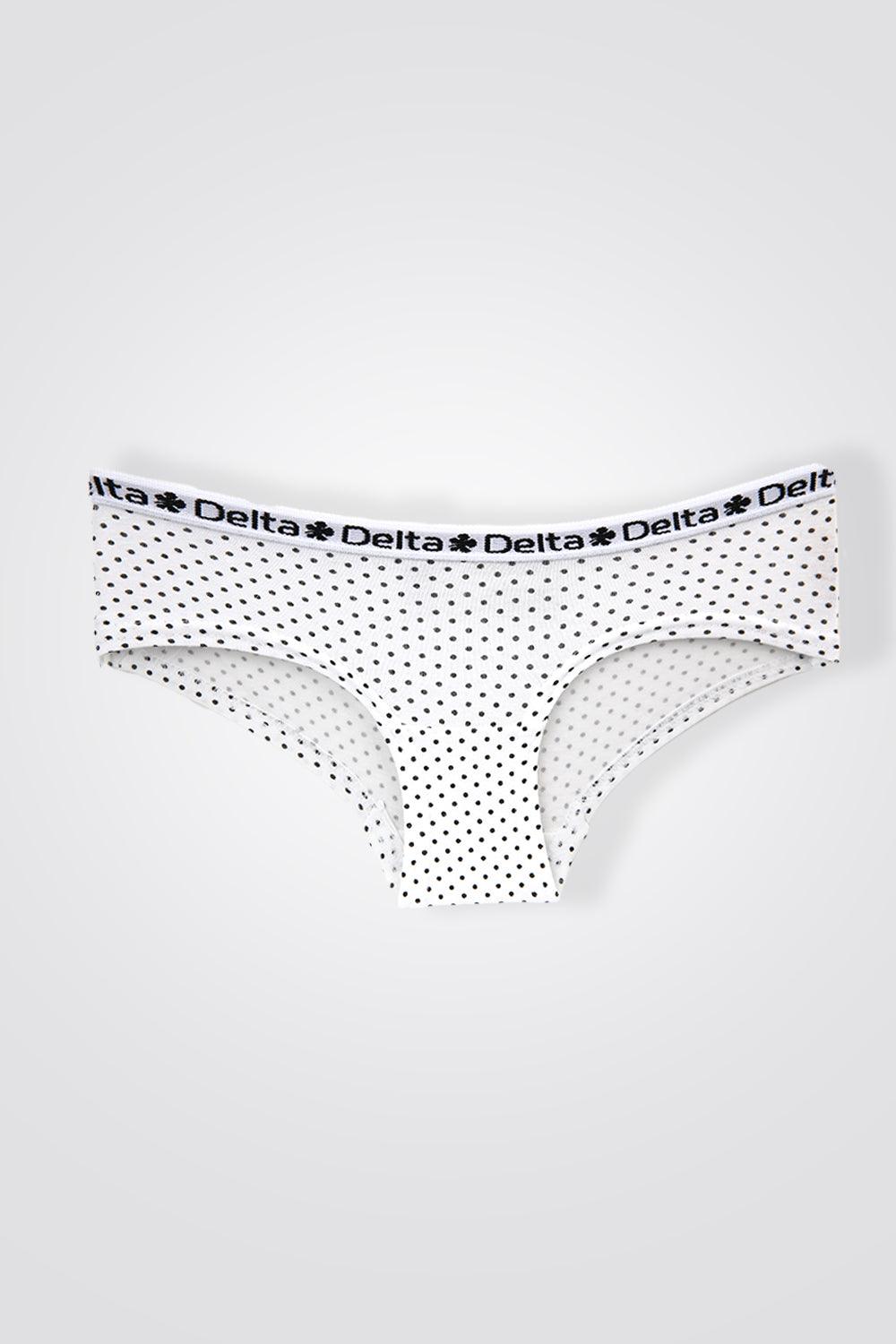 DELTA - מארז 5 תחתוני היפסטר לבנות MONOCHROME PACK - MASHBIR//365