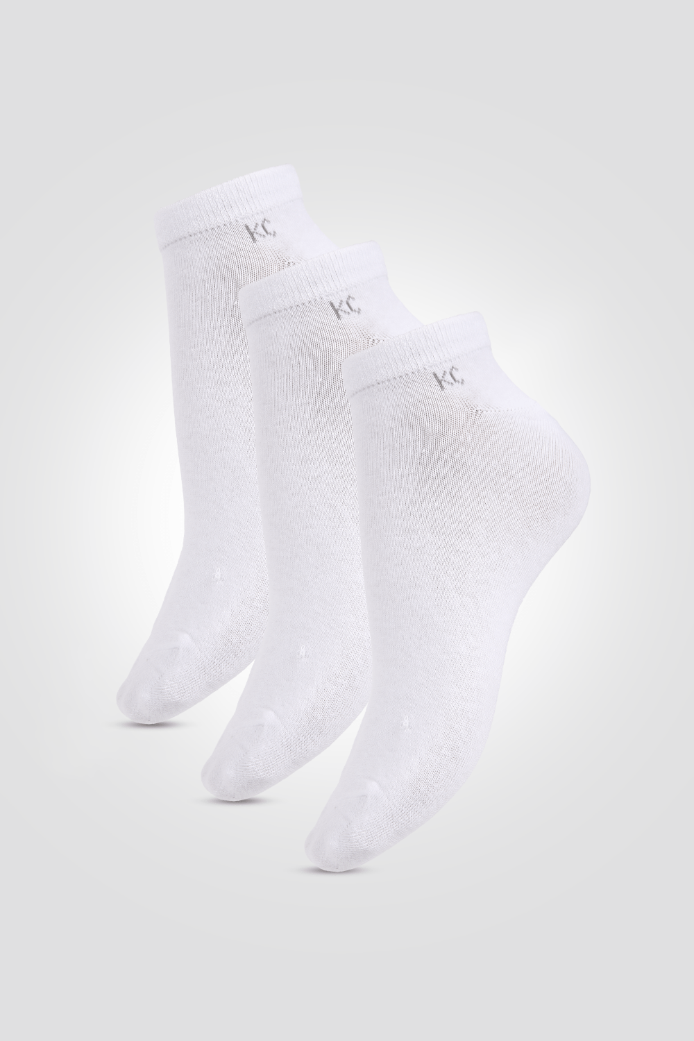 KENNETH COLE - מארז קרסוליות לגברים בצבע לבן - MASHBIR//365