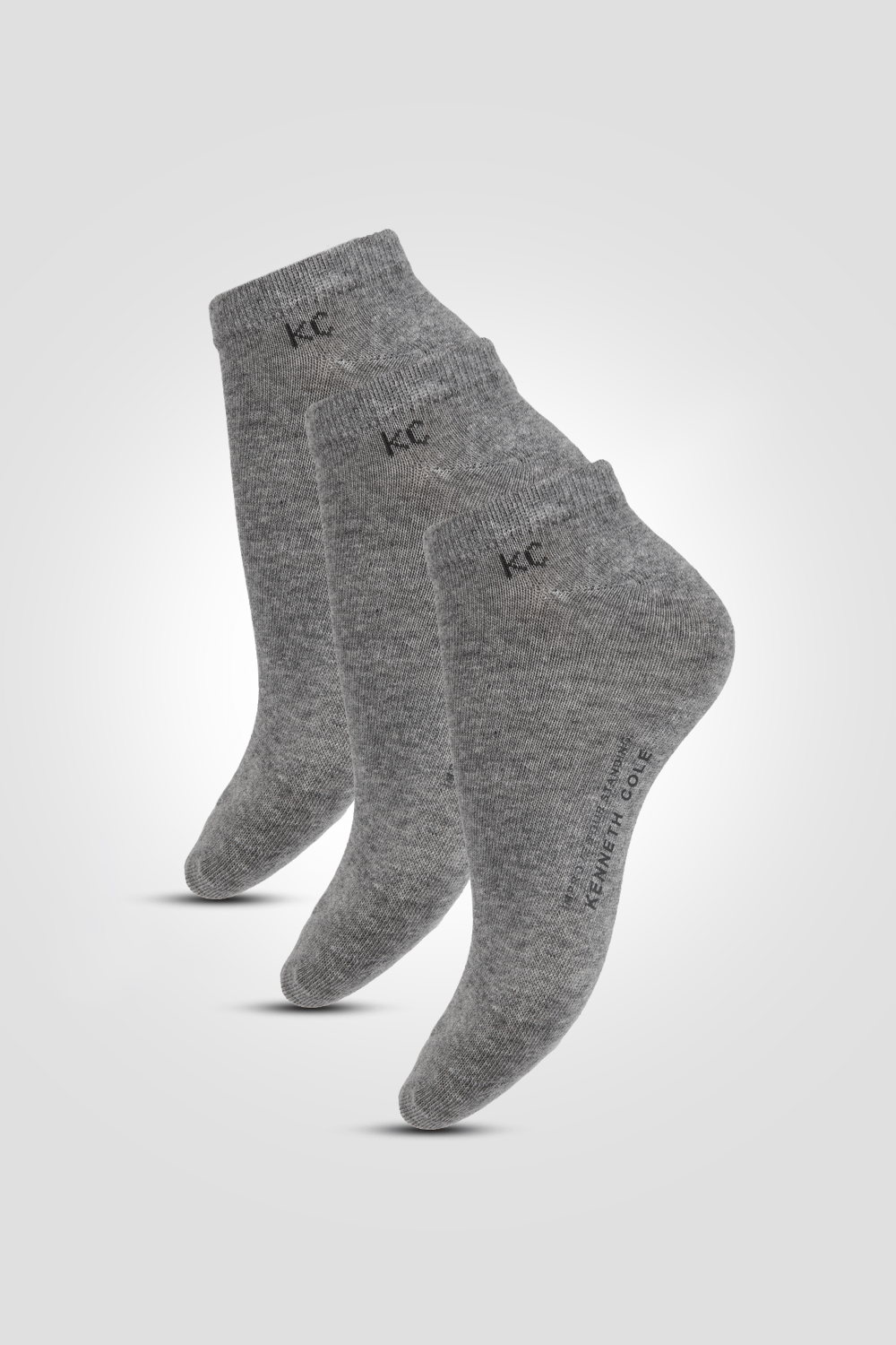 KENNETH COLE - מארז קרסוליות לנשים בצבע שחור לבן ואפור - MASHBIR//365