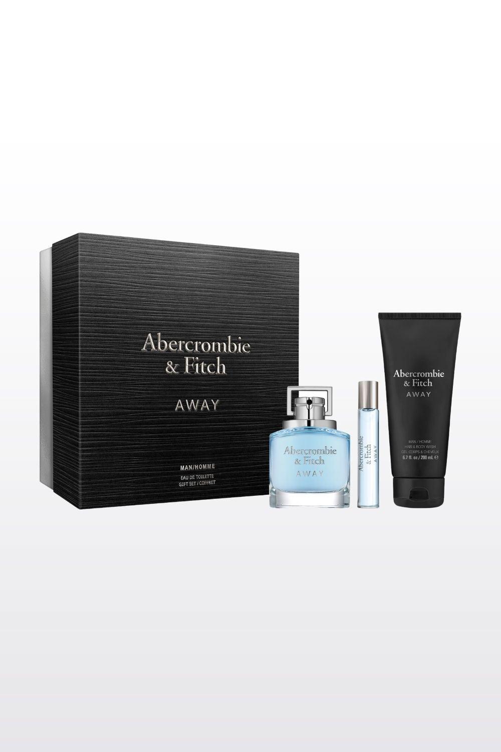 Abercrombie & Fitch - מארז לגבר AF GS AWAY בושם 100 מ"ל+ג'ל רחצה 200 מ"ל+מוקטן 15 מ"ל - MASHBIR//365