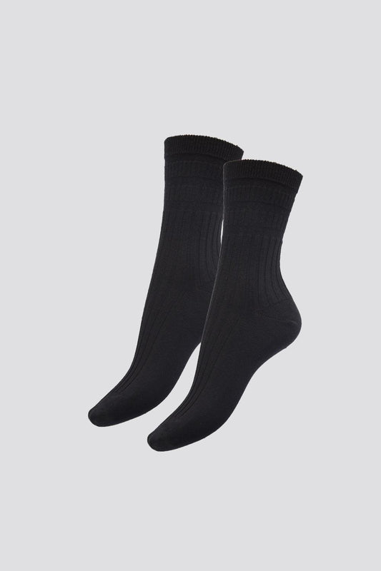 DELTA - מארז זוג גרביים גבוהות בצבע שחור - MASHBIR//365