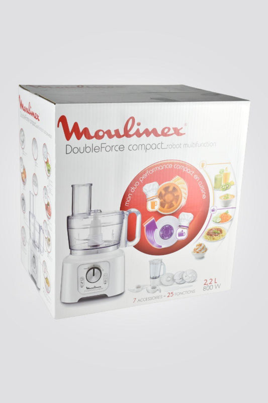 Moulinex - מעבד מזון+בלנדר דגם FP544111 בצבע לבן - MASHBIR//365
