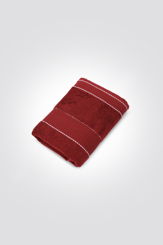 KENNETH COLE - מגבת פנים פרימיום בצבע בורדו - MASHBIR//365