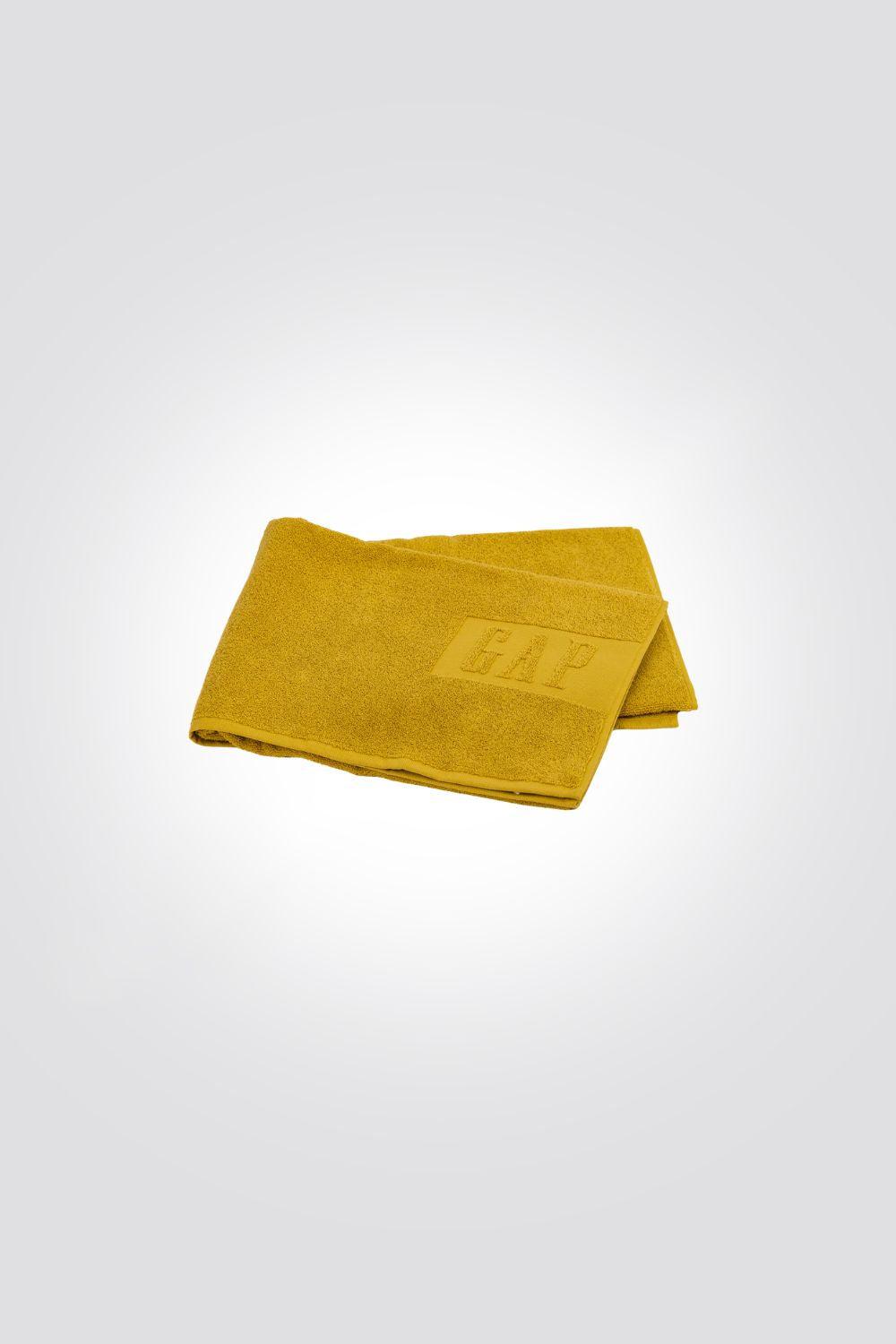 GAP - מגבת פנים כותנה בגוון חרדל - MASHBIR//365