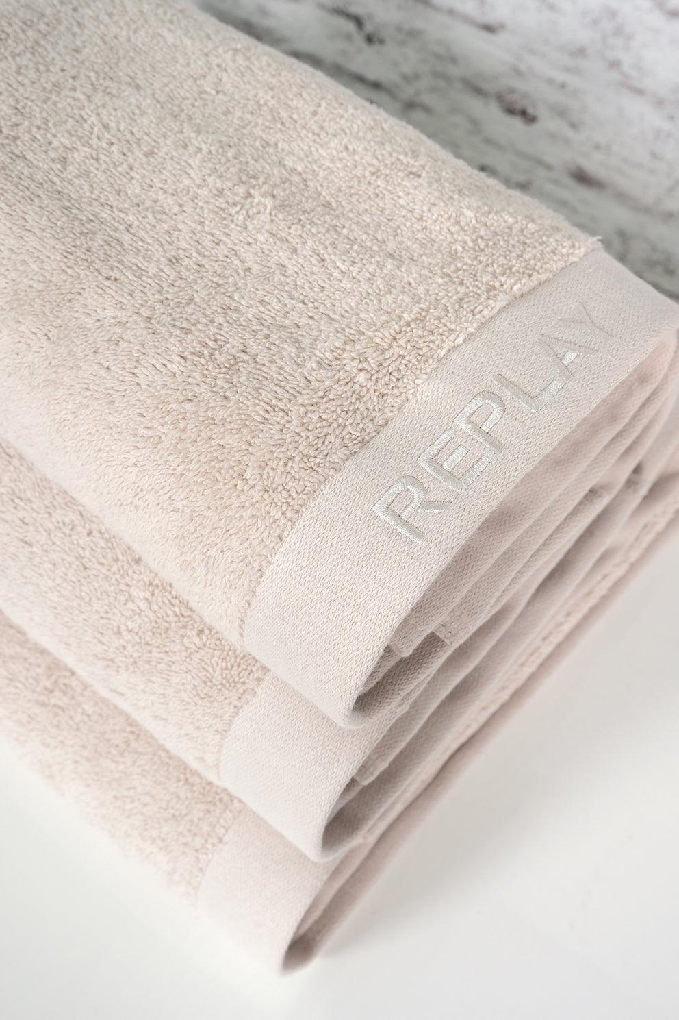 REPLAY - מגבת גוף בז' - MASHBIR//365