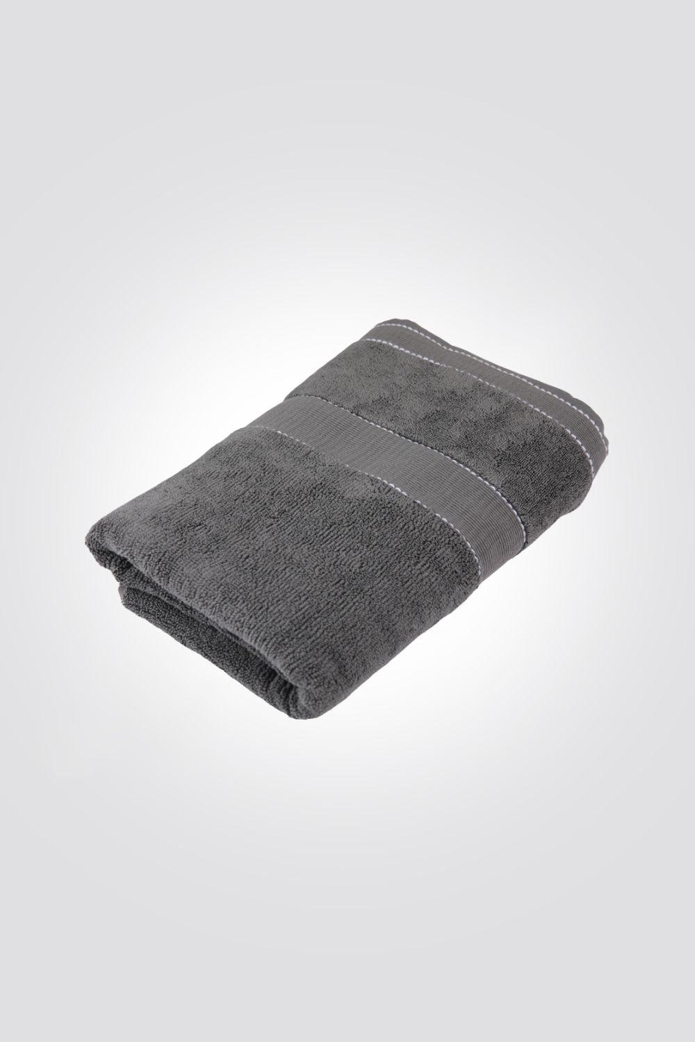 KENNETH COLE - מגבת גוף פרימיום בצבע אפור כהה - MASHBIR//365