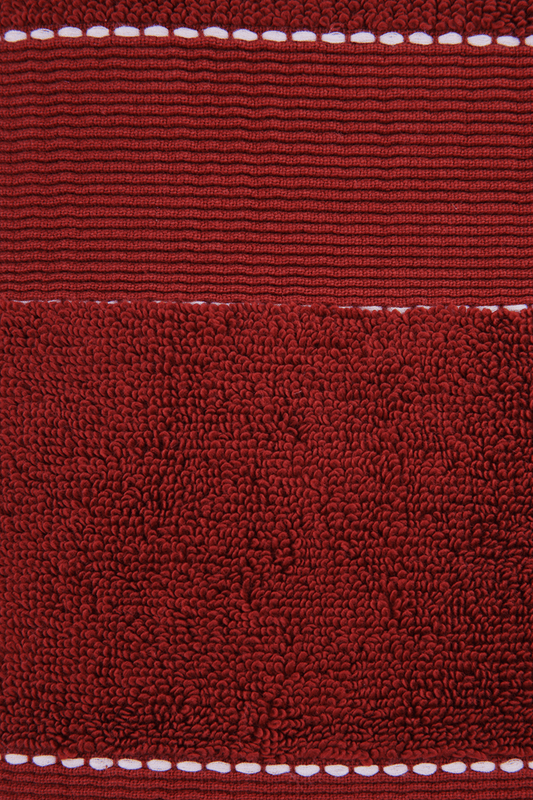KENNETH COLE - מגבת גוף פרימיום ענקית בצבע בורדו - MASHBIR//365
