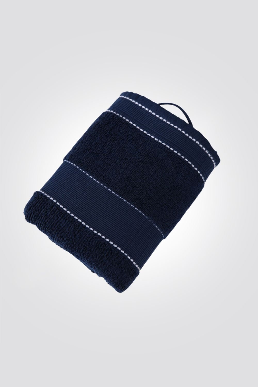 KENNETH COLE - מגבת גוף פרימיום ענקית בצבע כחול כהה - MASHBIR//365