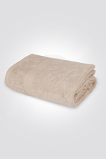 Private Collection - מגבת גוף גדולה ועבה בצבע בז' - MASHBIR//365