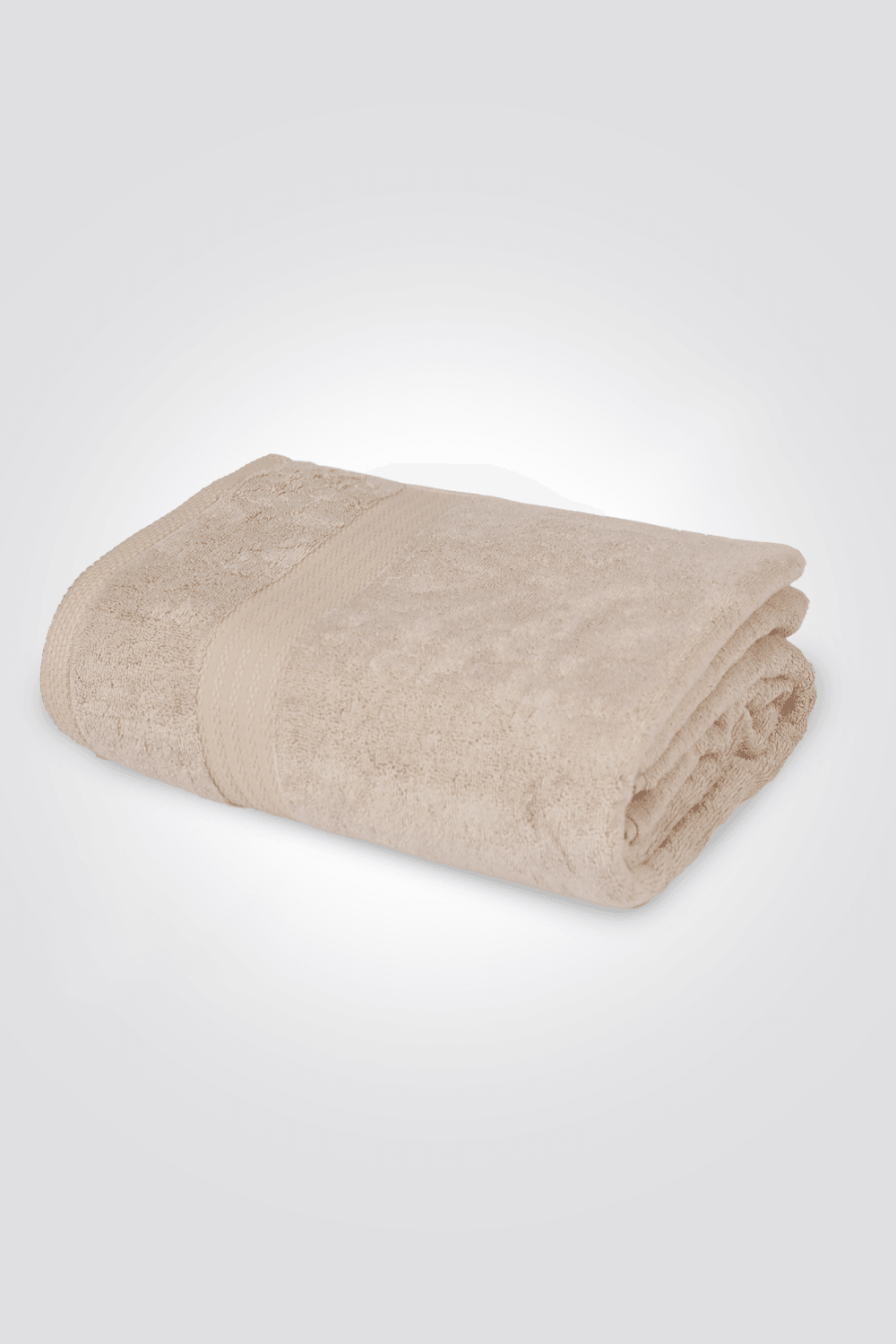 Private Collection - מגבת גוף גדולה ועבה בצבע בז' - MASHBIR//365