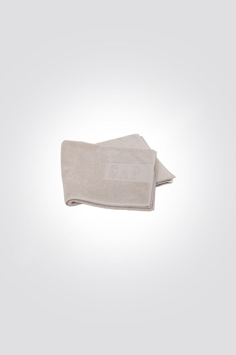 GAP - מגבת גוף כותנה בגוון אבן - MASHBIR//365