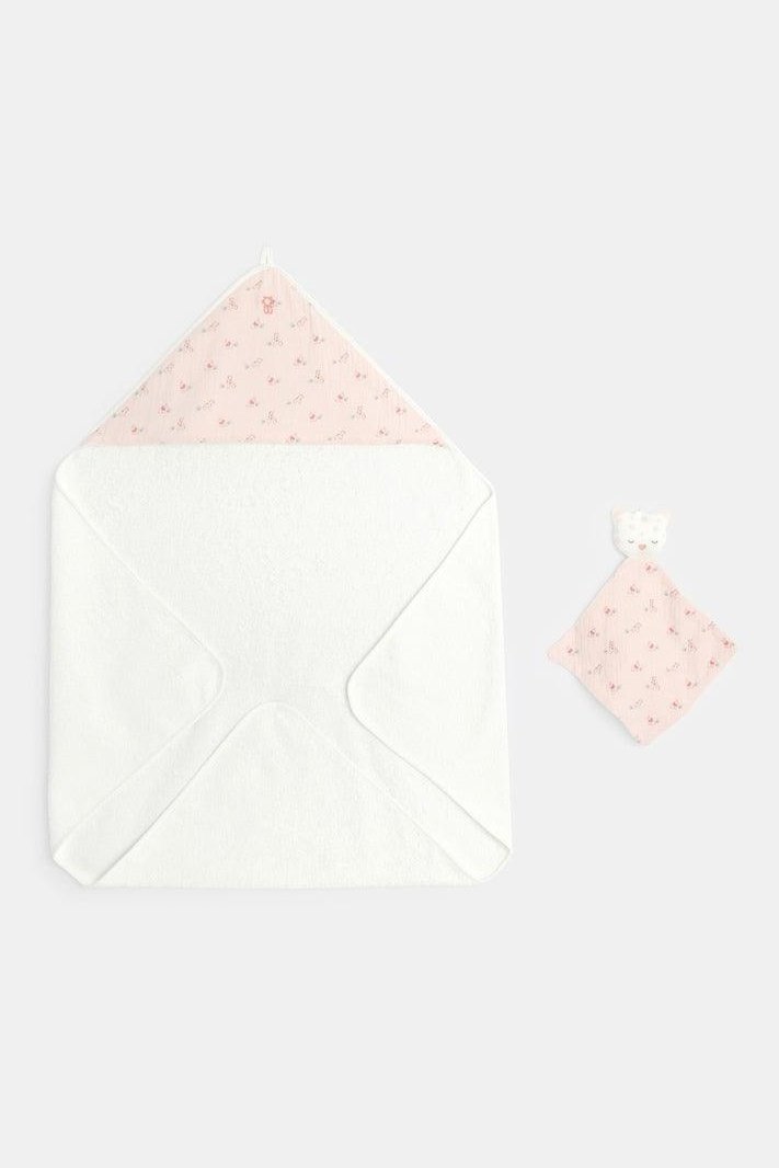 OBAIBI - מגבת עיטוף הדפס ג'ירפות לתינוקות - MASHBIR//365