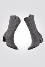 LADY COMFORT - מגף בוקרים בצבע אפור - MASHBIR//365