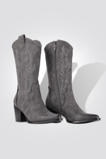 LADY COMFORT - מגף בוקרים בצבע אפור - MASHBIR//365