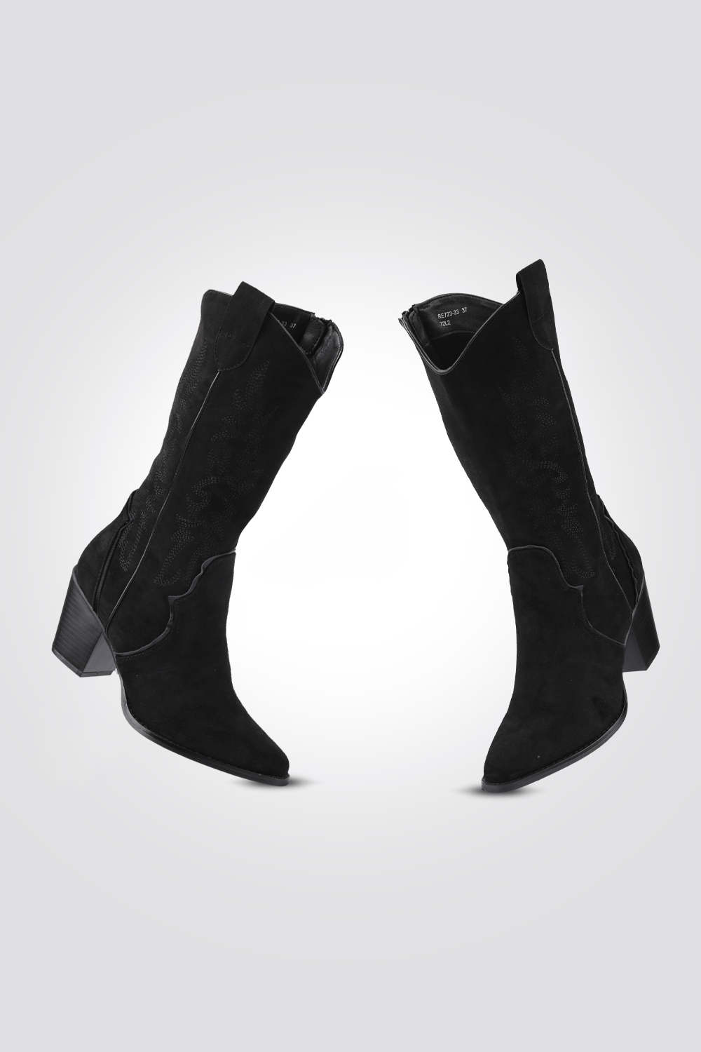 LADY COMFORT - מגף בוקרים בצבע שחור - MASHBIR//365