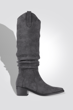 LADY COMFORT - מגף כיווצים בצבע אפור - MASHBIR//365