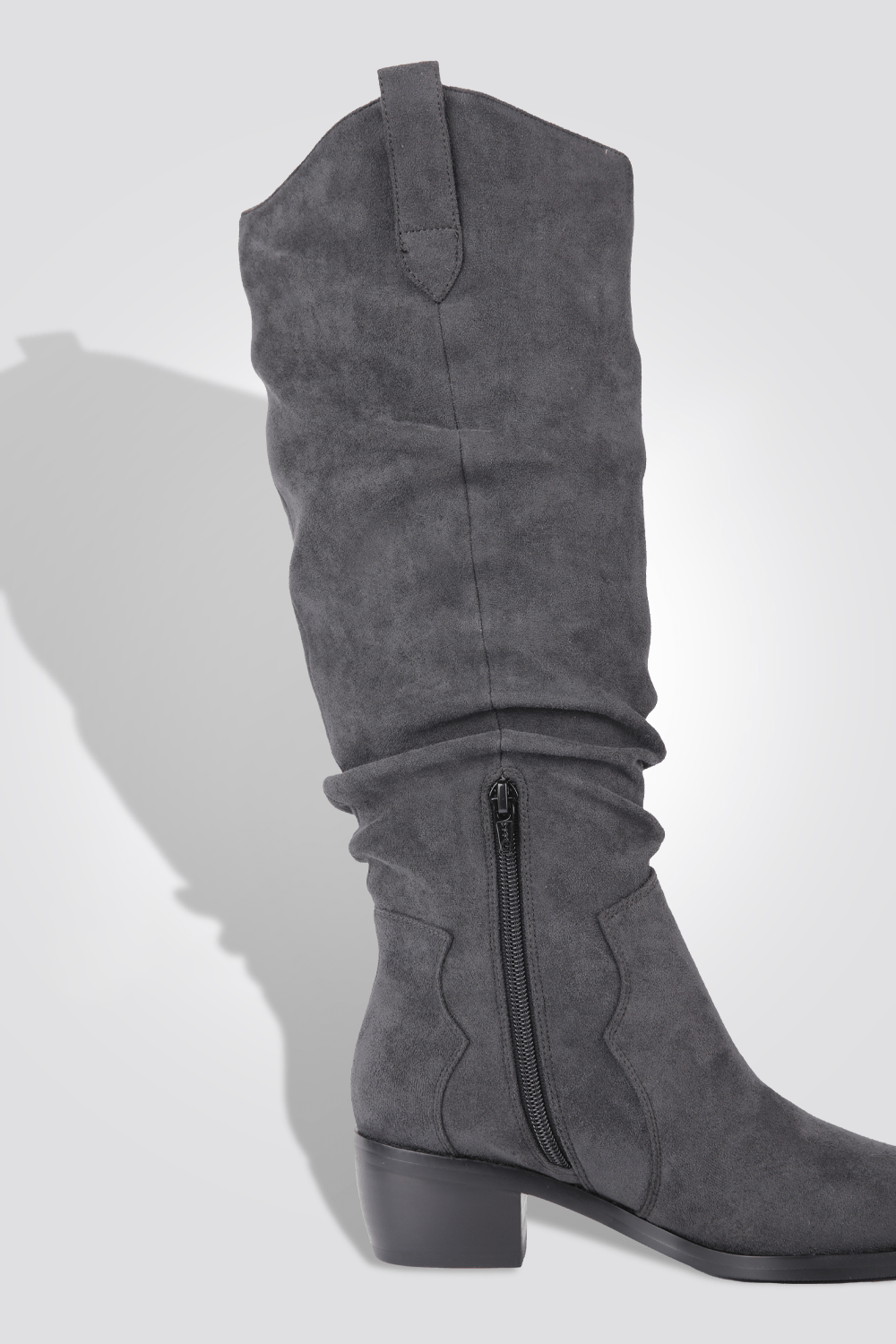 LADY COMFORT - מגף כיווצים בצבע אפור - MASHBIR//365