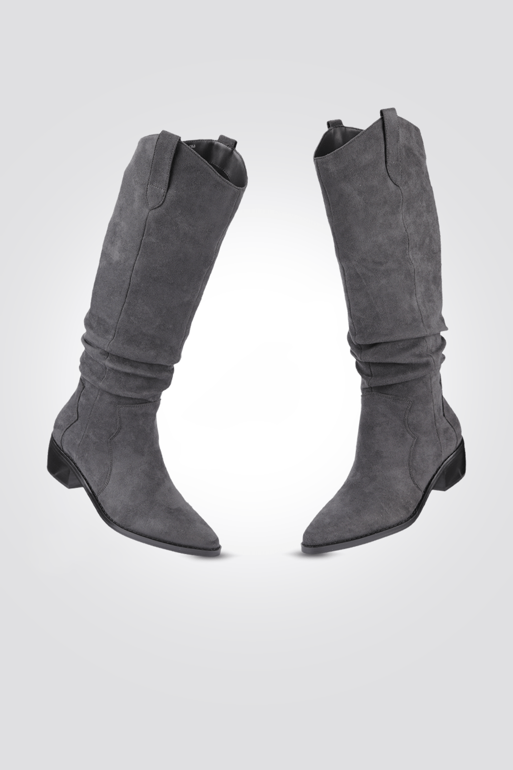 LADY COMFORT - מגף כיווצים בצבע אפור - MASHBIR//365