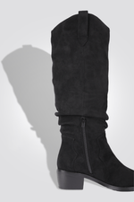 LADY COMFORT - מגף כיווצים בצבע שחור - MASHBIR//365