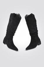 LADY COMFORT - מגף כיווצים בצבע שחור - MASHBIR//365