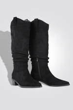 LADY COMFORT - מגף כיווצים בצבע שחור - MASHBIR//365