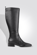 LADY COMFORT - מגף עקב בצבע שחור - MASHBIR//365