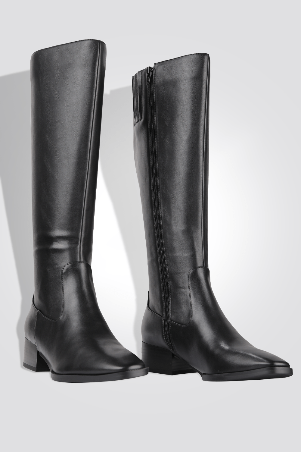 LADY COMFORT - מגף עקב בצבע שחור - MASHBIR//365