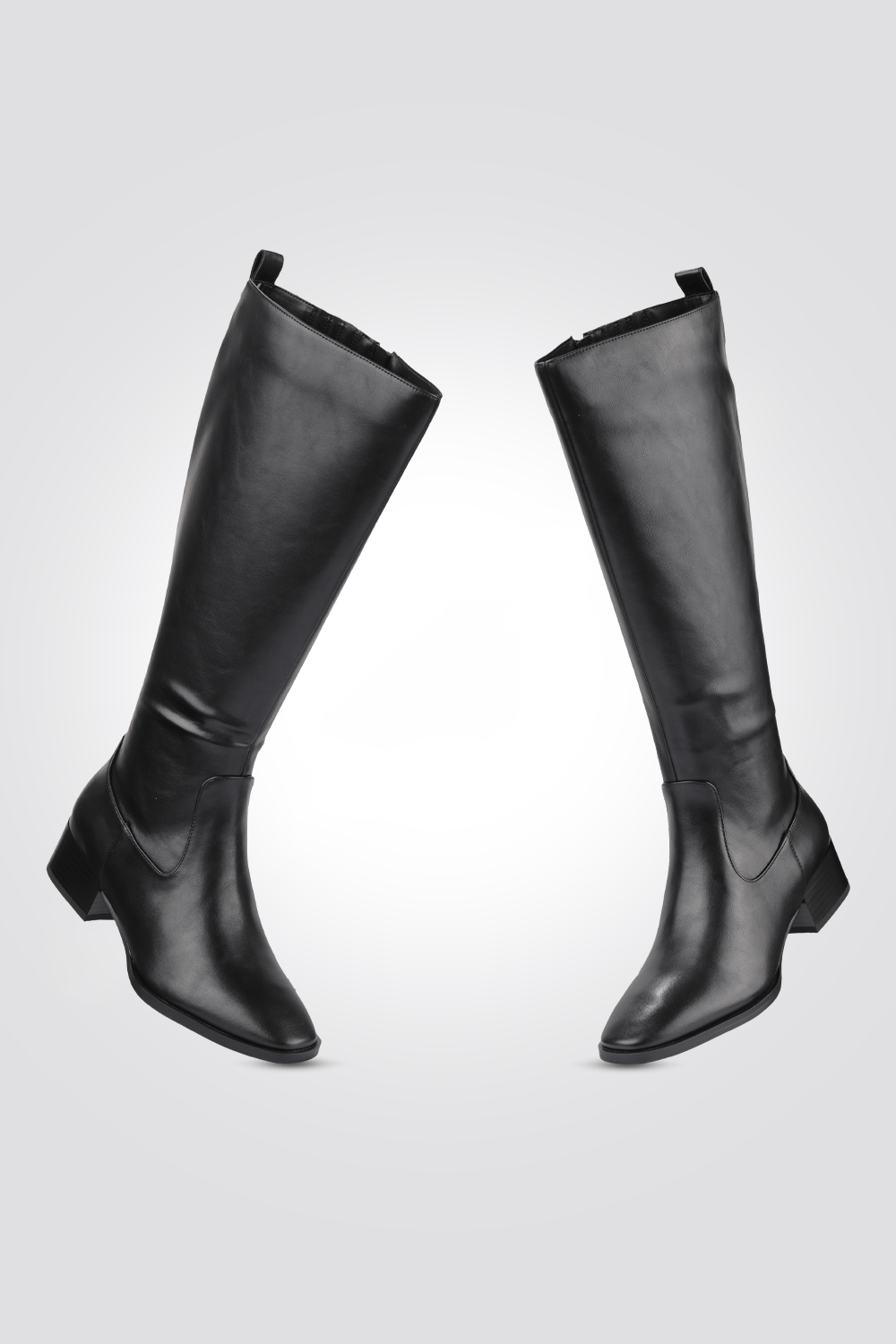 LADY COMFORT - מגף עקב בצבע שחור - MASHBIR//365