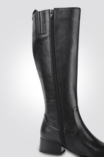 LADY COMFORT - מגף עקב בצבע שחור - MASHBIR//365