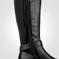 LADY COMFORT - מגף עקב+לייקרה בצבע שחור - MASHBIR//365 - 5