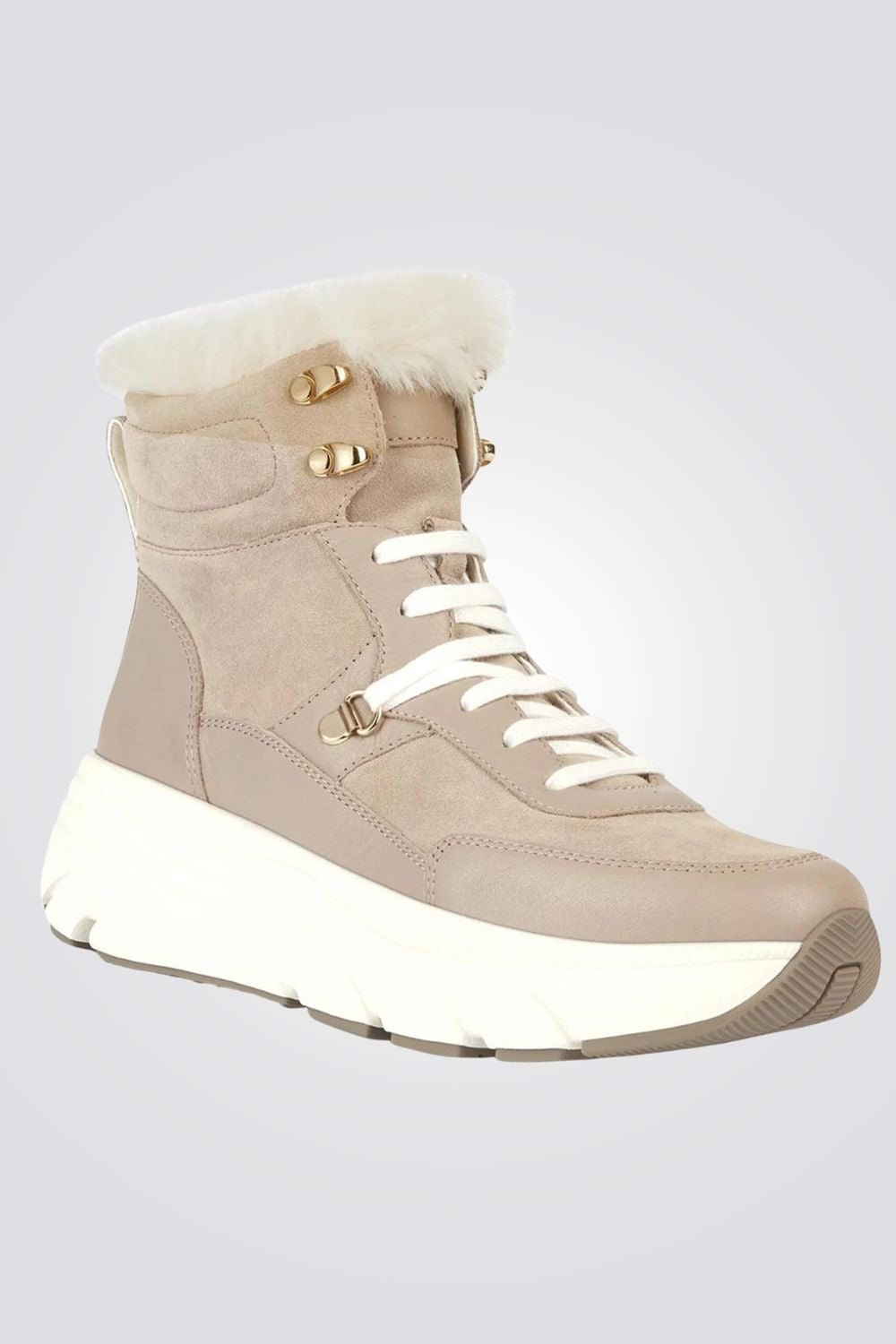 GEOX - מגף לנשים DIAMANTA D בצבע חאקי - MASHBIR//365