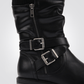 LADY COMFORT - מגף לנשים עם רצועות בצבע שחור - MASHBIR//365 - 4