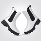 LADY COMFORT - מגף עם גומי בצבע לבן - MASHBIR//365 - 2