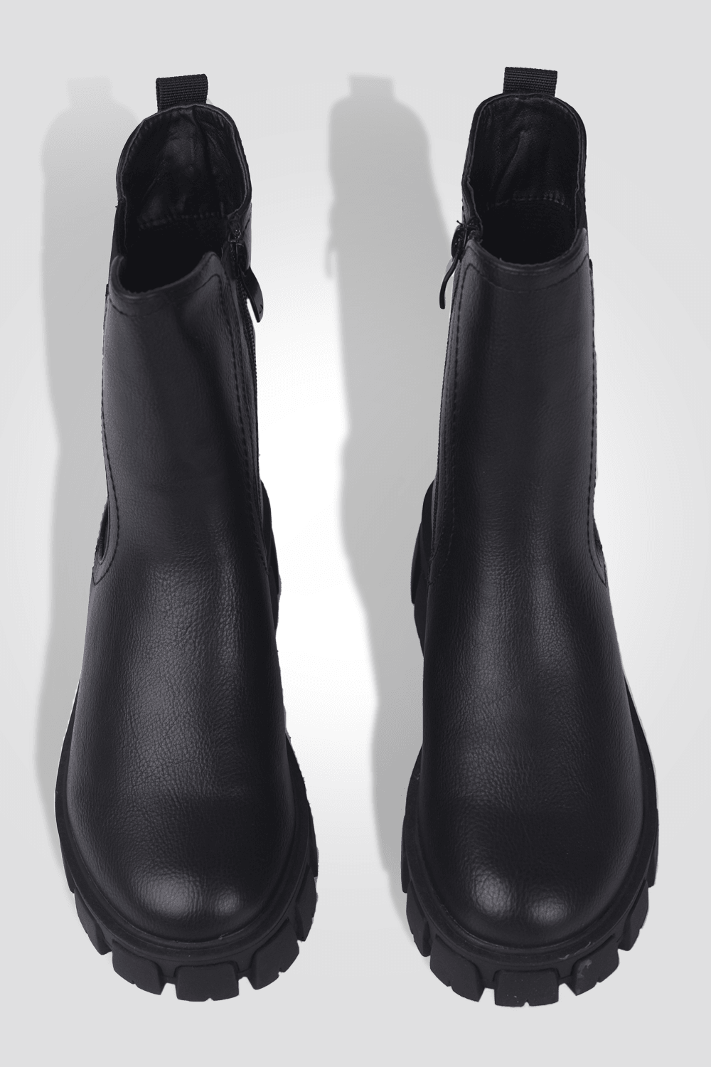 LADY COMFORT - מגף עם גומי בצבע שחור - MASHBIR//365